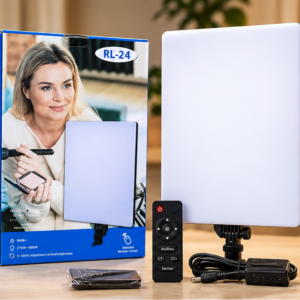 RL-24 LED Video Light Panel Kit with Remote Control