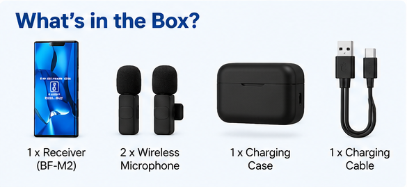 J 13 Dual Wireless Microphone with 2 Transmitters - Image 6
